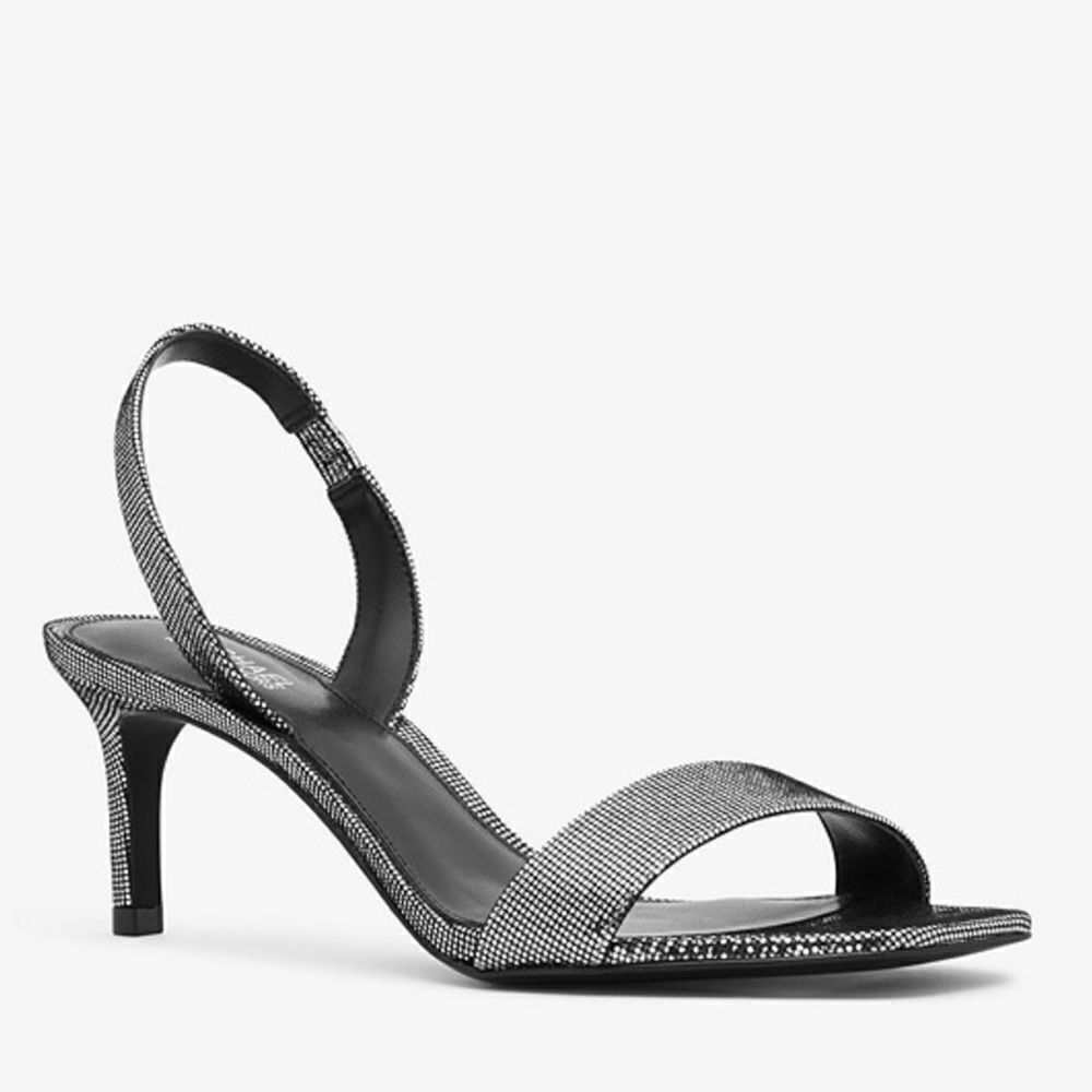 MICHAEL KORS
Mila Metallic Foil Suede Sandal